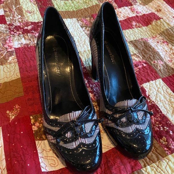 Naturalizer Shoes - Naturalizer Shoes Plaid Patent Heels Haylee 7.5